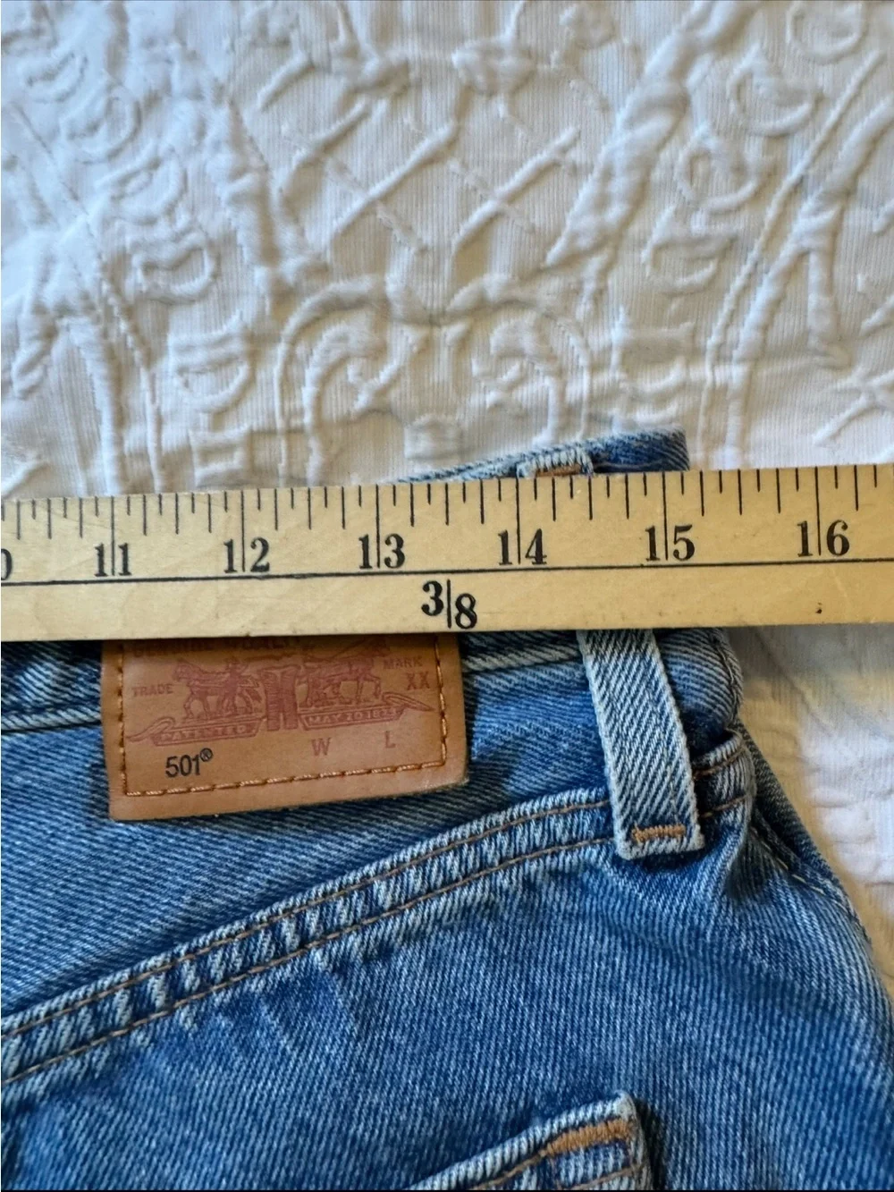 Women’s Distressed Denim Shorts - Blue